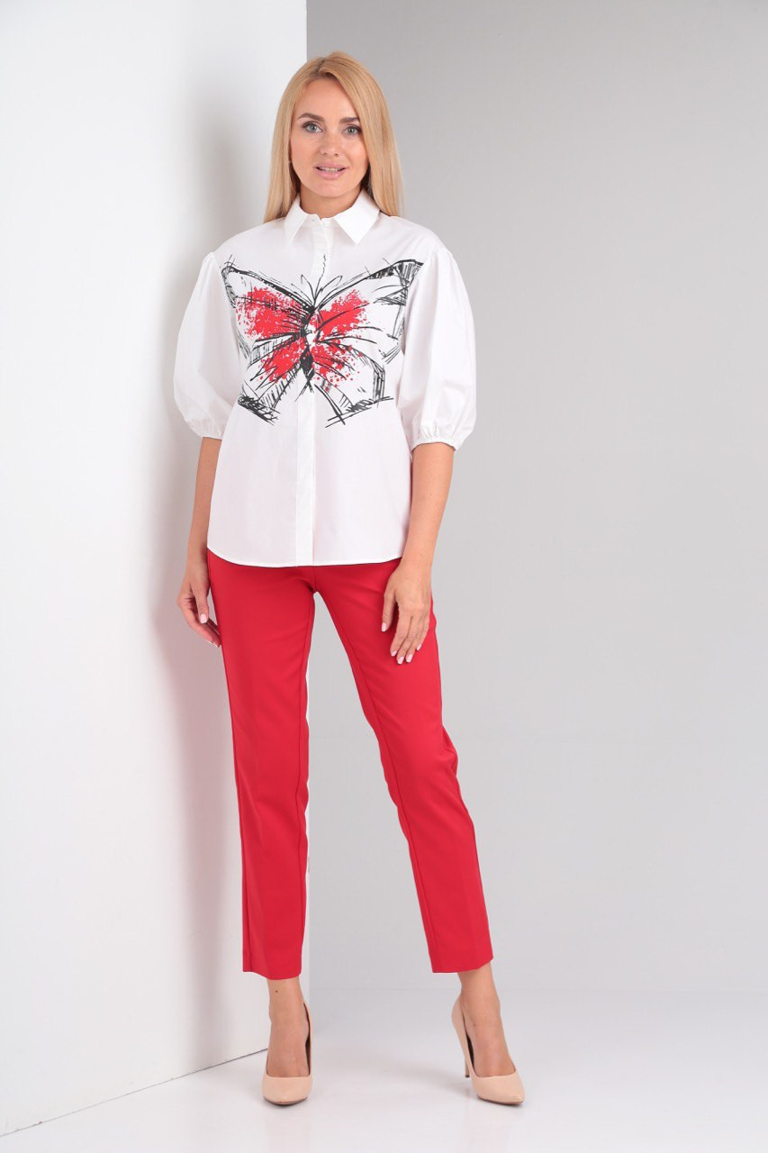 Костюм Gamma & Gracia 578 белый красный бабочка